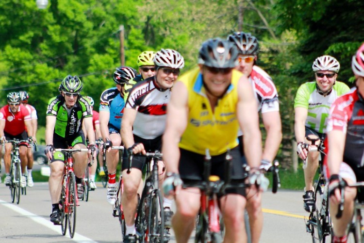 "Rolling Party" for a good cause MSU's Gran Fondo rides out this