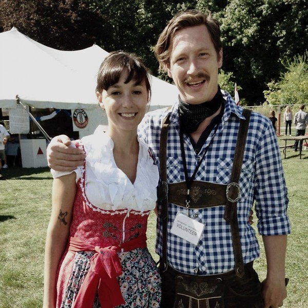 Diana and Mike Knorr enjoying the festivities of Oktoberfest 2013