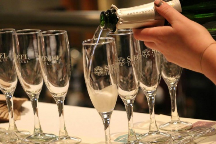 Champagne Flight tastings, one of the many activities available this weekend.