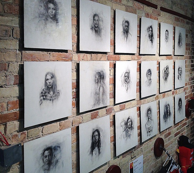 Nick Reszetar's portrait series offers a compelling experience for ArtPrize visitors.