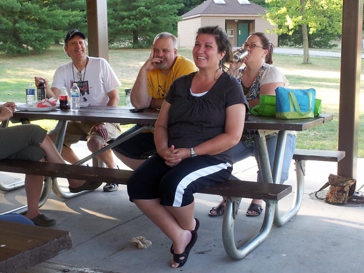 Word Weavers writing group's first annual summer picnic.