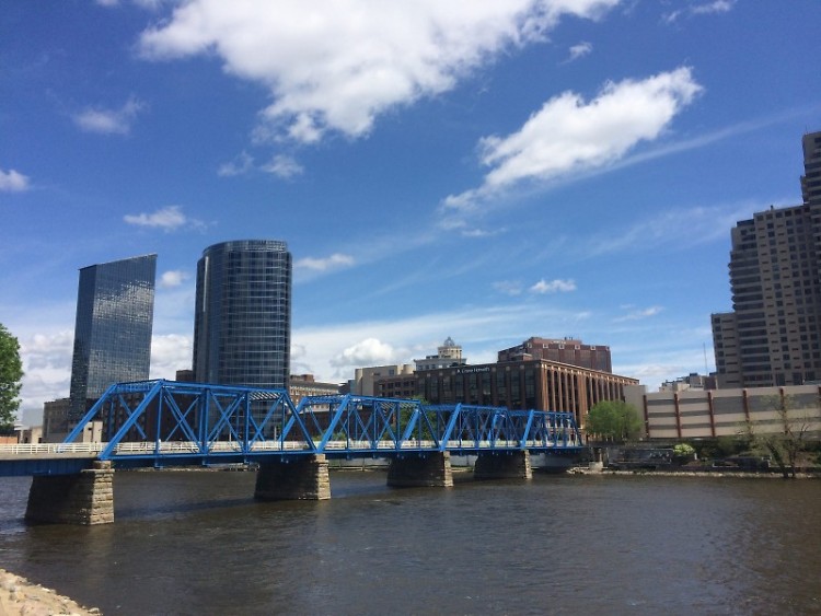 Walk across the Blue Bridge at ArtPrize this Friday and Saturday to hear the sounds of West Michigan at a music festival. 