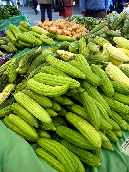 Common produce at a Vietnamese market.