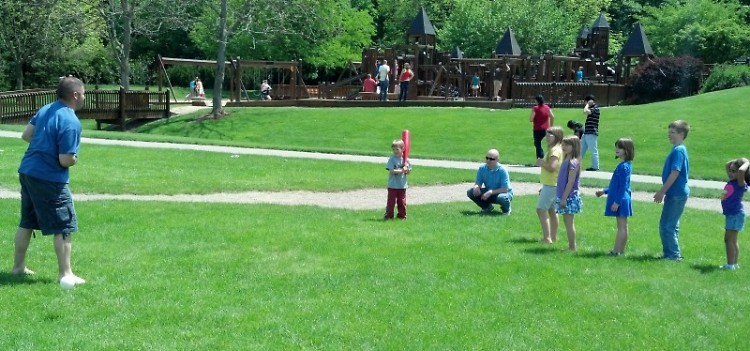 Father-Kid Day at Hager Park in Jenison hosted by A Father's Walk