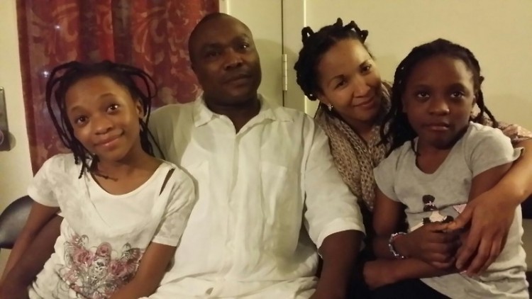 A Congolese family that settled in Grand Rapids through Lutheran Social Services of Michigan.
