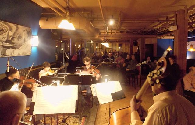 Members of the Grand Rapids Symphony at CRGR at the SpeakEZ Lounge