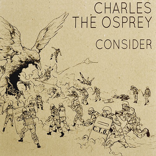 Artwork for Charles the Osprey's LP by Ryan G. Hill