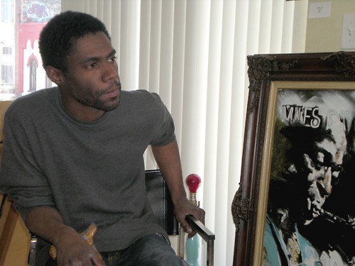 The articulate and soulful Derrick Hollowell, Grand Rapids artist