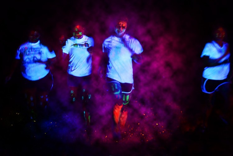 Glow in the Park runners participating in a past event.