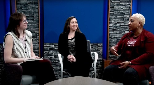 Rapidian Program Manager Allison Donahue, Jennifer Kasper and Second Ward Commissioner Lisa Knight on City Connection.