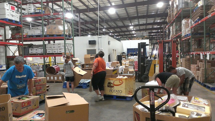 Warehouse at Feeding America West Michigan