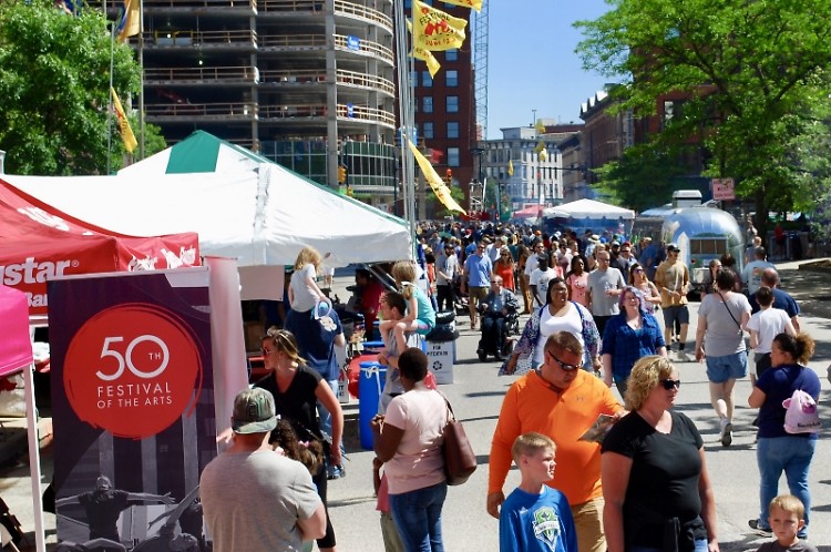 Festival of the Arts celebrates its 50th anniversary, Friday through Sunday, June 7-9, 2019, in Grand Rapids