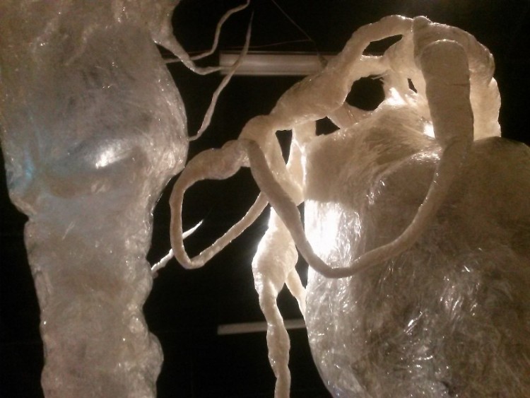 Natalie Wetzel's "Great Glob"  on display at KCAD's "Icebreaker" exhibit