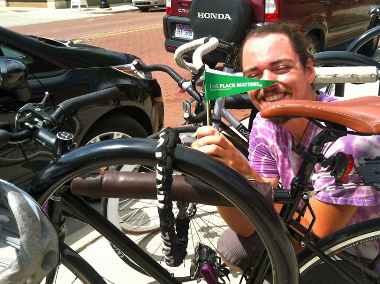 Todd Masker, avid cyclist and bike volunteer