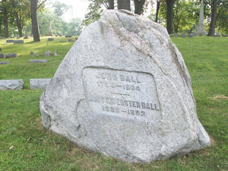 John Ball's grave