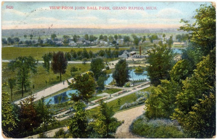 Postcard of John Ball Park