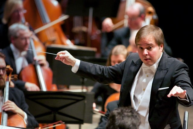 Music Director Marcelo Lehninger leads the Grand Rapids Symphony in the final concerts of the 2017-18 season
