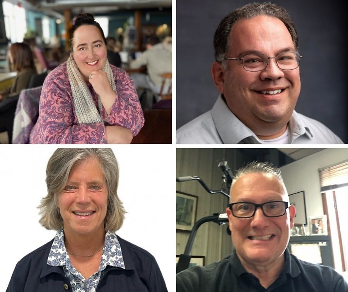 Top row from left to right: AliciaMarie Belchak, Dean Pacific. Bottom row from left to right: Melanie Droski, Mike Fassbender.