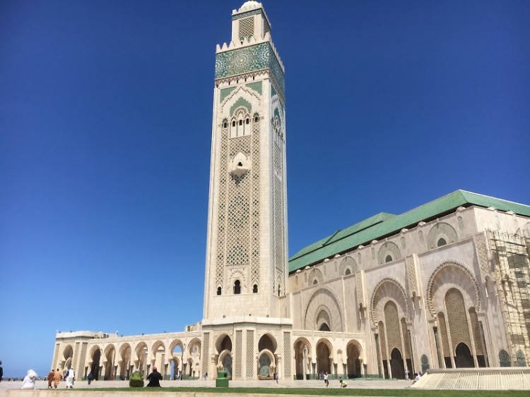 Grand Mosque in Casablanca, Morocco 