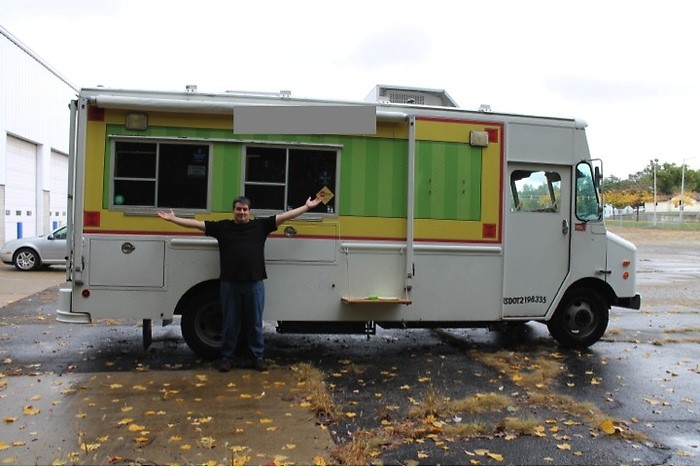 Brennan Summers with A Moveable Feast truck