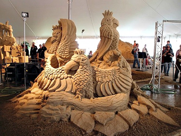 Sand carving from Greg Butauski