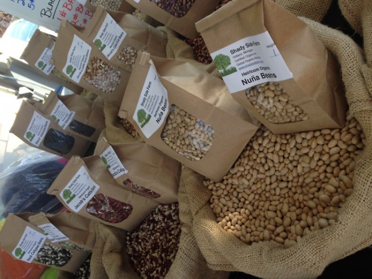 Dried Beans at the Farmers Market