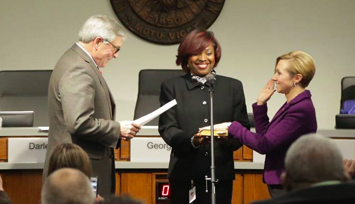 Mayor Rosalynn Bliss was sworn in as the new mayor of Grand Rapids at the end of lsat year.