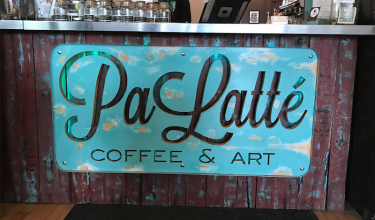 PaLatte Coffee & Art, located on 150 Fulton St. E, Grand Rapids, MI 49503