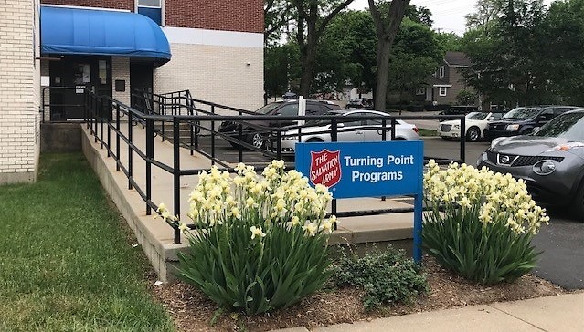 Entrance to The Salvation Army Turning Point Program