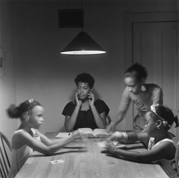 Carrie Mae Weems (American, b. 1953). Untitled (Woman and Daughter with Children) from The Kitchen Table Series, 1990