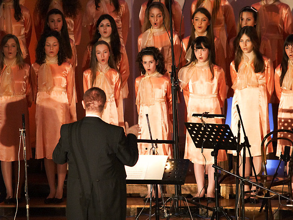 "Little Stars" performing at Zagreb Choir Festival