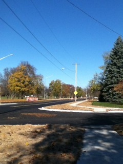 New sidewalks between Boltwood and 3 Mile Rd.
