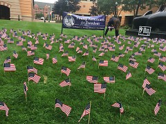 9/11 Youth for America Flag Memorial at GVSU