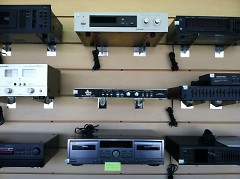 The Corner Record Shop also provides stereo equipment.