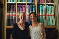 AM Yoga co-founders Ashley Yost and Mali Jane