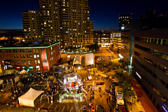 The B.O.B. (left) during Artprize