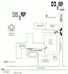 Map to free parking at DCM