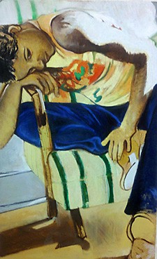 "Allie in Sunlight" (2007), located on the third floor of Mary Free Bed Rehabilitation Hospital.