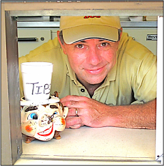 Ross Rockwell owns and operates the new Dizzy Dog, located at 1757 Plainfield
