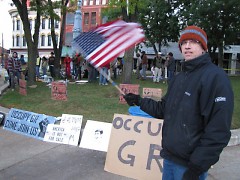 George Bartnick at Occupy Grand Rapids
