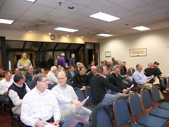 Over 100 participants attend a March 7 hearing to discuss proposed amendments to Kent County's Solid Waste Management Plan.