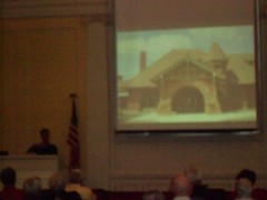 Author and Speaker Michael Hodges talks about the Kalamazoo Train Station. 
