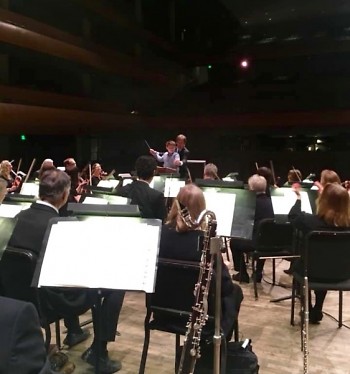 Though the house was empty, Grand Rapids Symphony performed a portion of its 5th Grade Concert for one youngster.