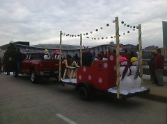 This float was designed and constructed entirely by the students at the ADC.