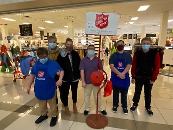Many thanks to Forest Hills Transition Center for ringing at Woodland Mall last week.