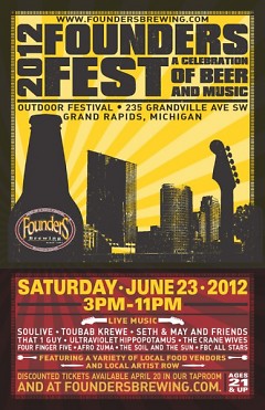 Poster for Founders Fest 2012