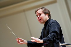 Music Director Marcelo Lehninger leads the Grand Rapids Symphony.