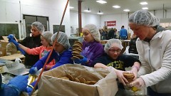 In one hour at Feeding America West Michigan, a volunteer can provide 150 meals.