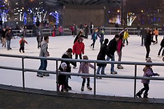 Ice rink at Rosa Parks Circle 