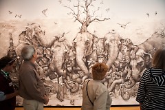 "Elephants" on parade at the GRAM